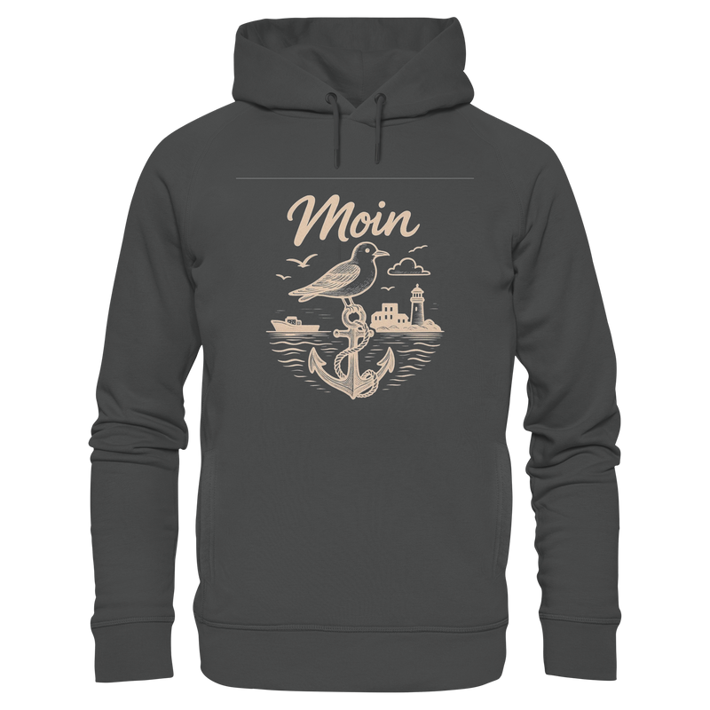 Moin Ahoi – Küstengruß Edition – Organic Fashion Hoodie