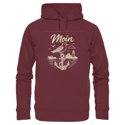 Moin Ahoi – Küstengruß Edition – Organic Fashion Hoodie