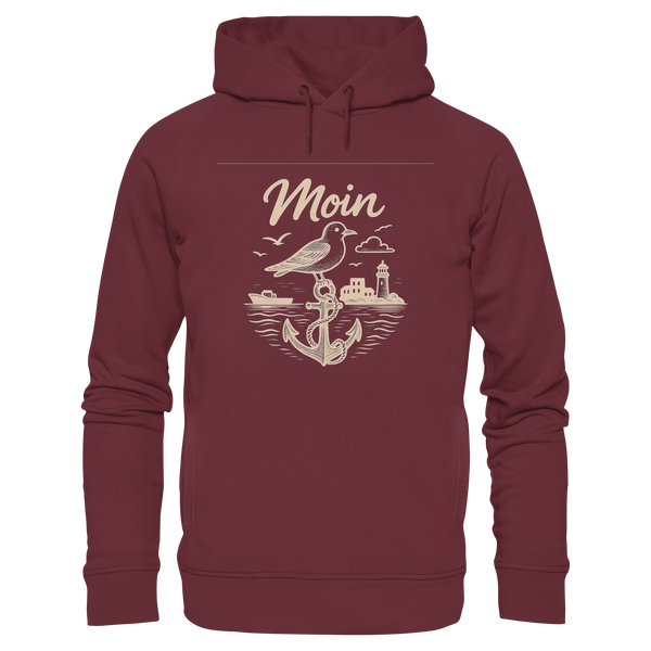 Moin Ahoi – Küstengruß Edition – Organic Fashion Hoodie