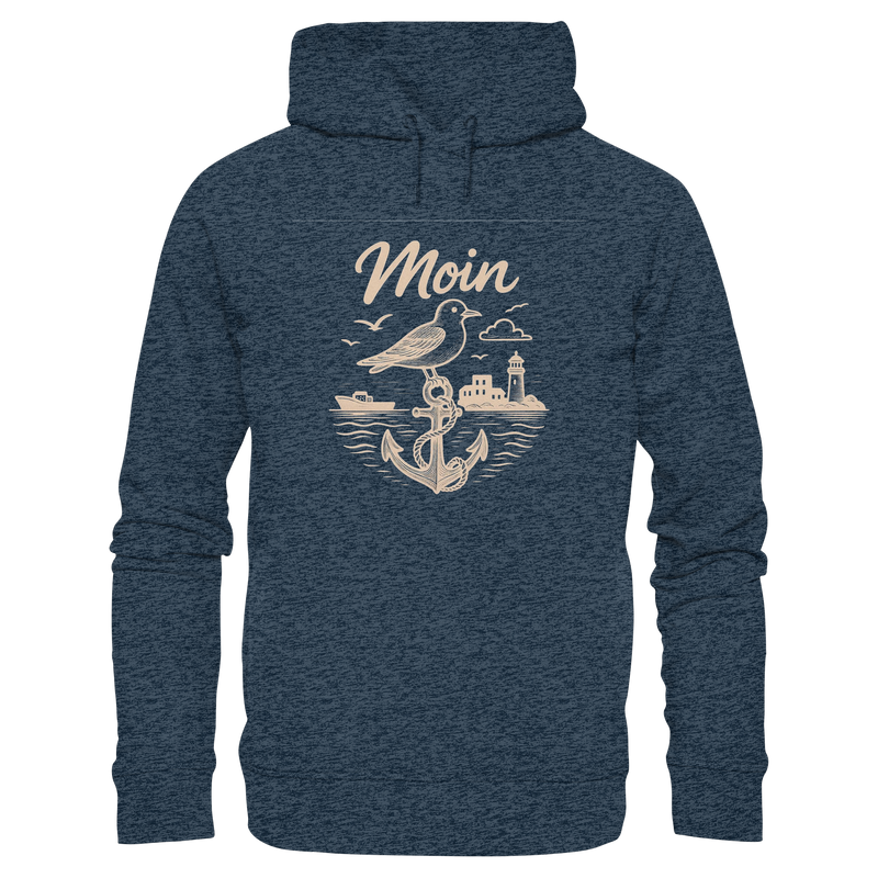 Moin Ahoi – Küstengruß Edition – Organic Fashion Hoodie