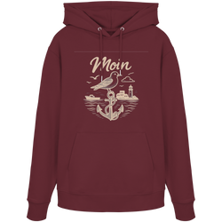 Moin Ahoi – Küstengruß Edition – Bio-Hoodie
